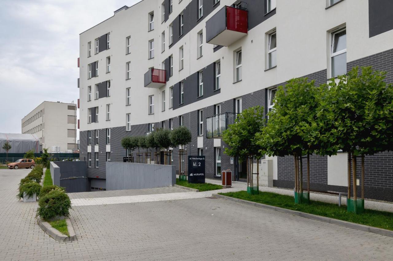 Vetulaniego Apartment With Air Conditioning & Parking By Renters Prestige Kraków Exteriör bild